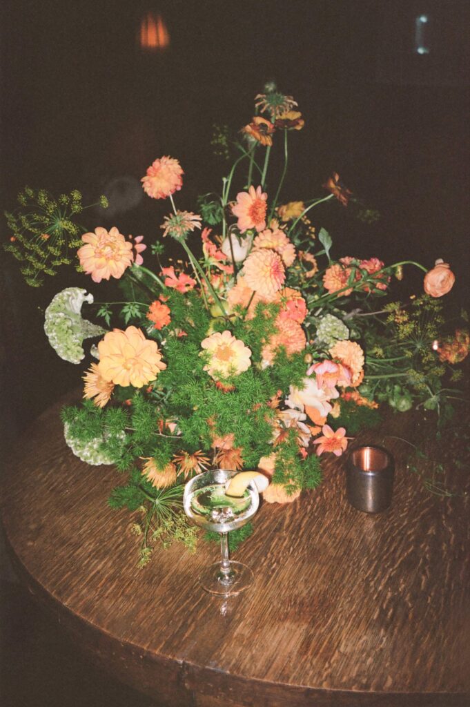 Film photo of the florals.
